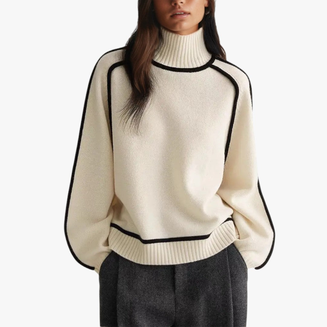 Oversize Winter Rollkragenpullover für Damen