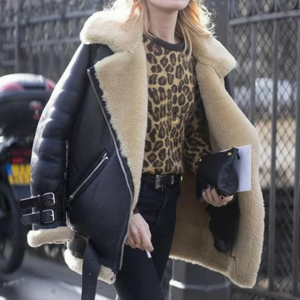 Damen Übergroße Winterjacke | Kurz