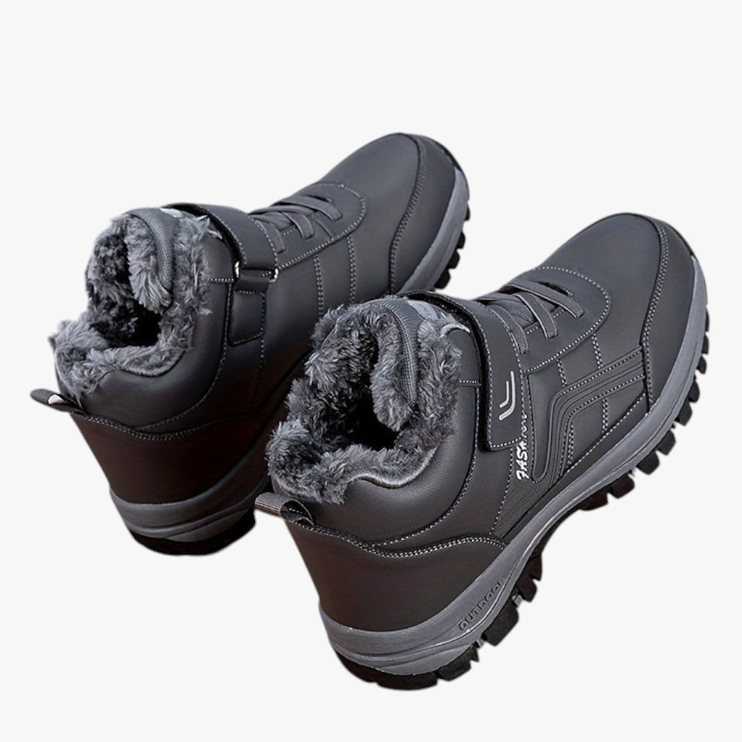 Herren Winterschuhe | Stiefel Mittelhoher Schnitt mit Schnürung