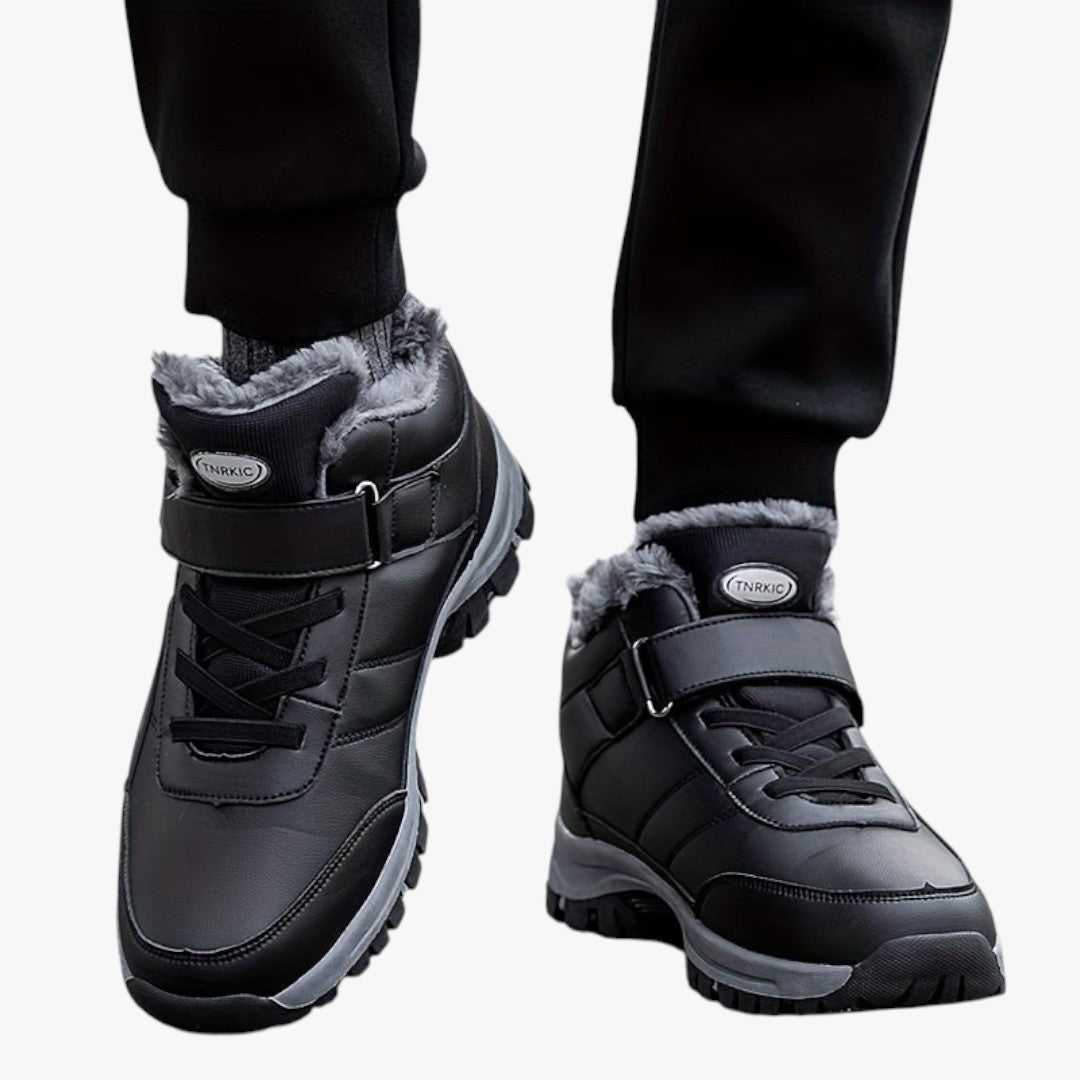 Herren Winterschuhe | Stiefel Mittelhoher Schnitt mit Schnürung