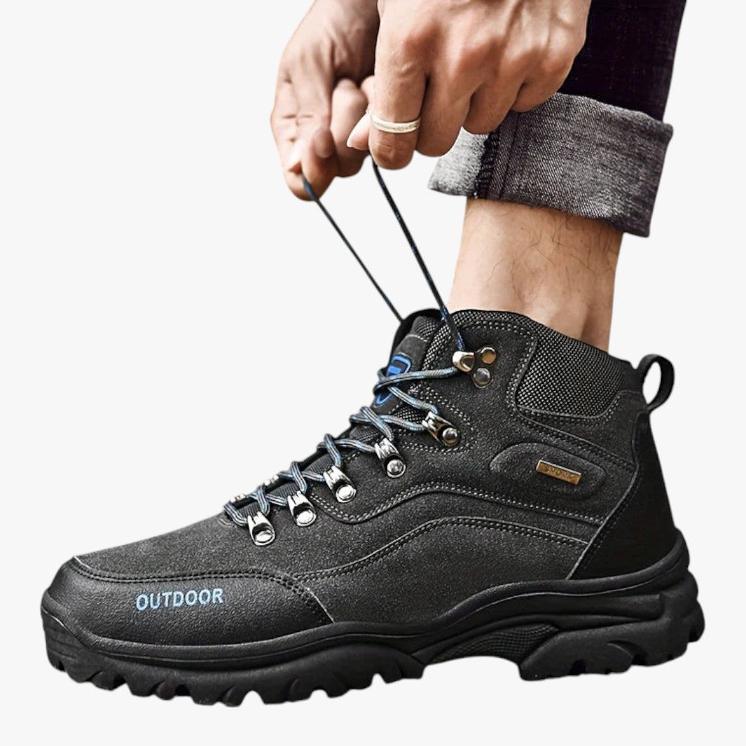 Winterschuhe Herren | Hoher Schnitt Outdoor Stiefel Mit Schnürung