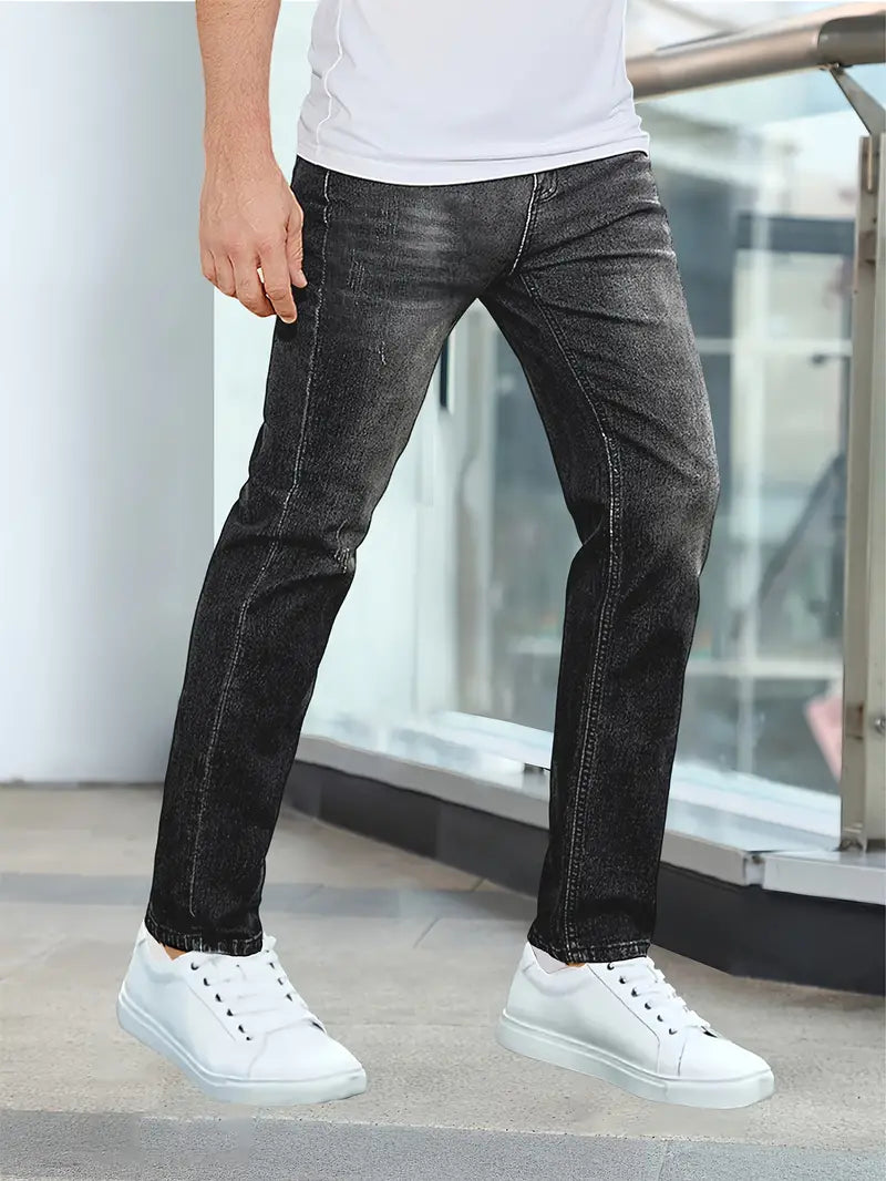 Herren Slim Fit Jeans für den Winter