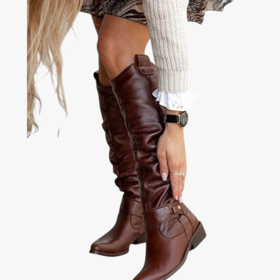 Kniehohe Winterstiefel für Damen