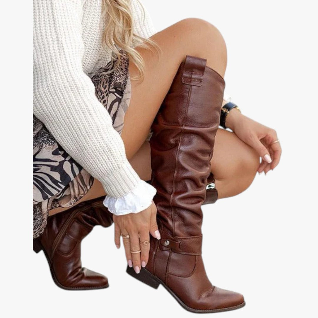 Kniehohe Winterstiefel für Damen