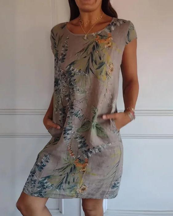 Damen leichtes Sommer Kleid | Midi