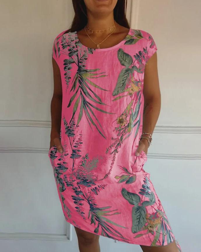 Damen leichtes Sommer Kleid | Midi