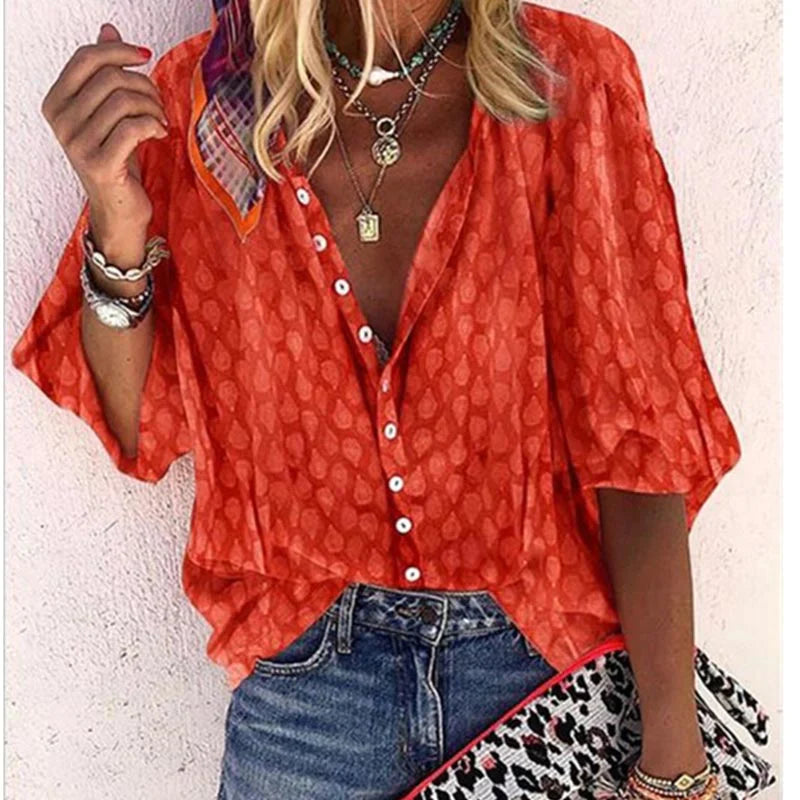 Leichte und trendige Sommerbluse für Damen