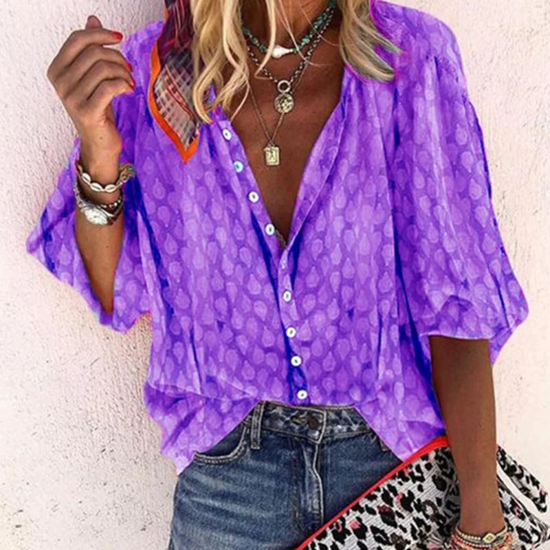 Leichte und trendige Sommerbluse für Damen
