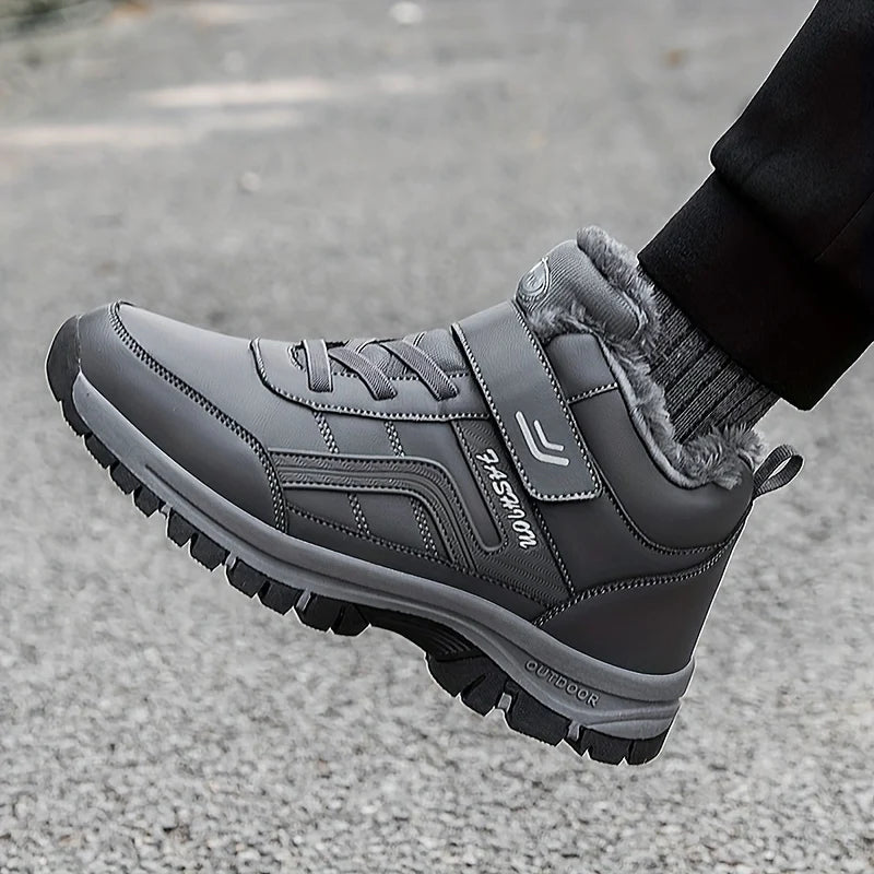 Herren Winterschuhe | Stiefel Mittelhoher Schnitt mit Schnürung