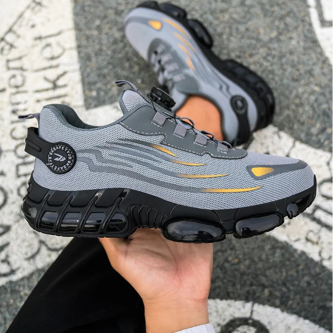 Herren-Sicherheitsschuhe mit elastischen Seitenteilen | Winter