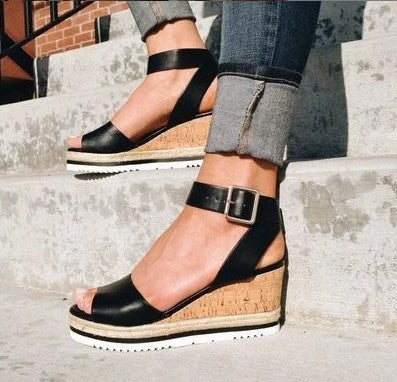 Damen Sandalen Elza – Stilvolle Keilsandalen für den Sommer-2
