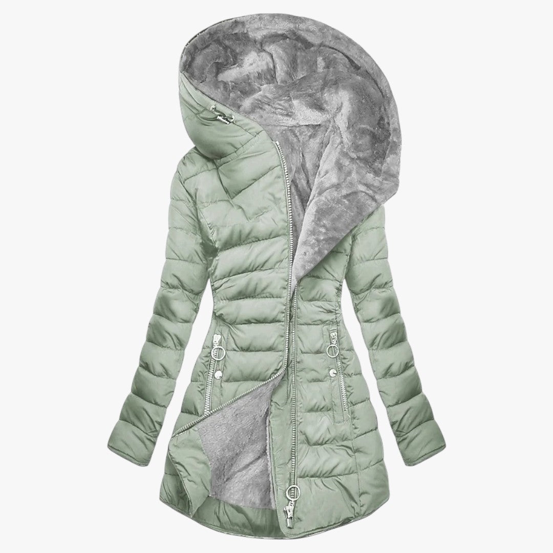Damen Parka Daunen Winter Jacke | Lang