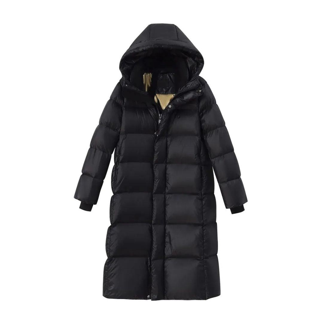 Damen Puffer Parka Daunen Winter Jacke | Lang