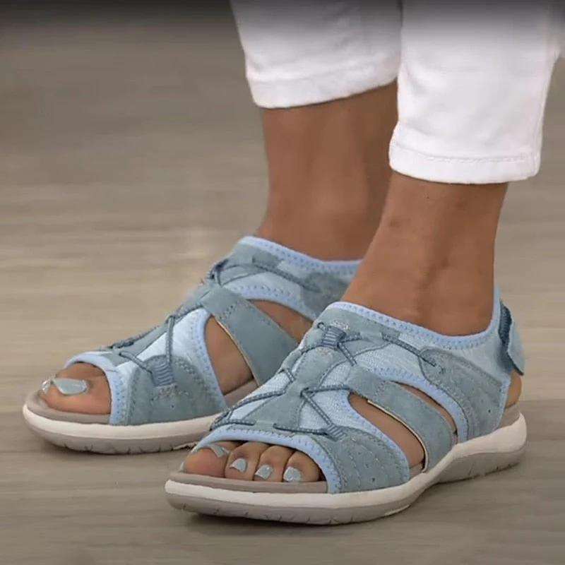 Leichte Damen Sommer Sandalen mit Orthopädischem Komfort
