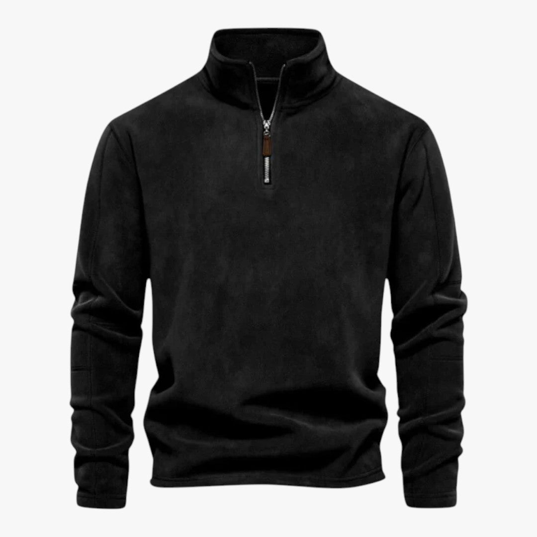 Herren Fleecepullover mit Reißverschluss