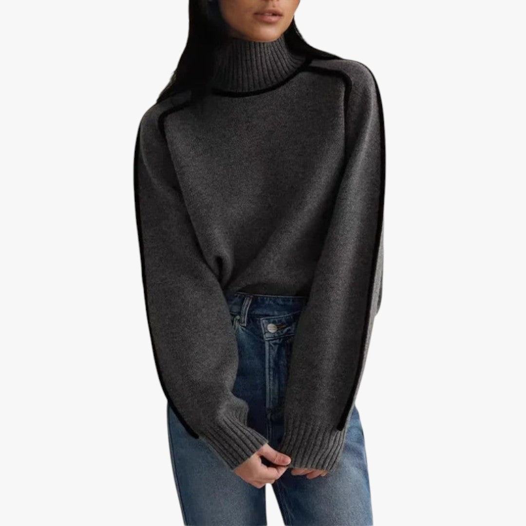 Oversize Winter Rollkragenpullover für Damen