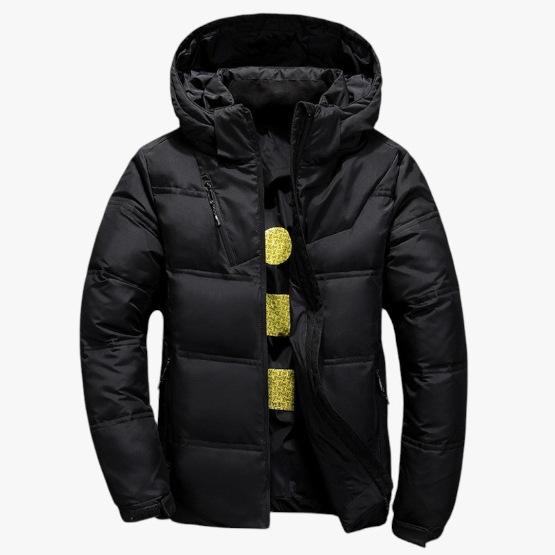 Herren Winter Skijacke mit Kapuze | Puffer