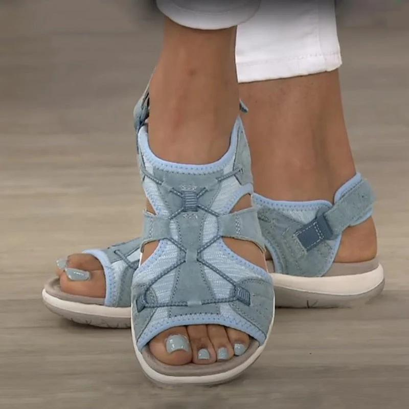 Leichte Damen Sommer Sandalen mit Orthopädischem Komfort