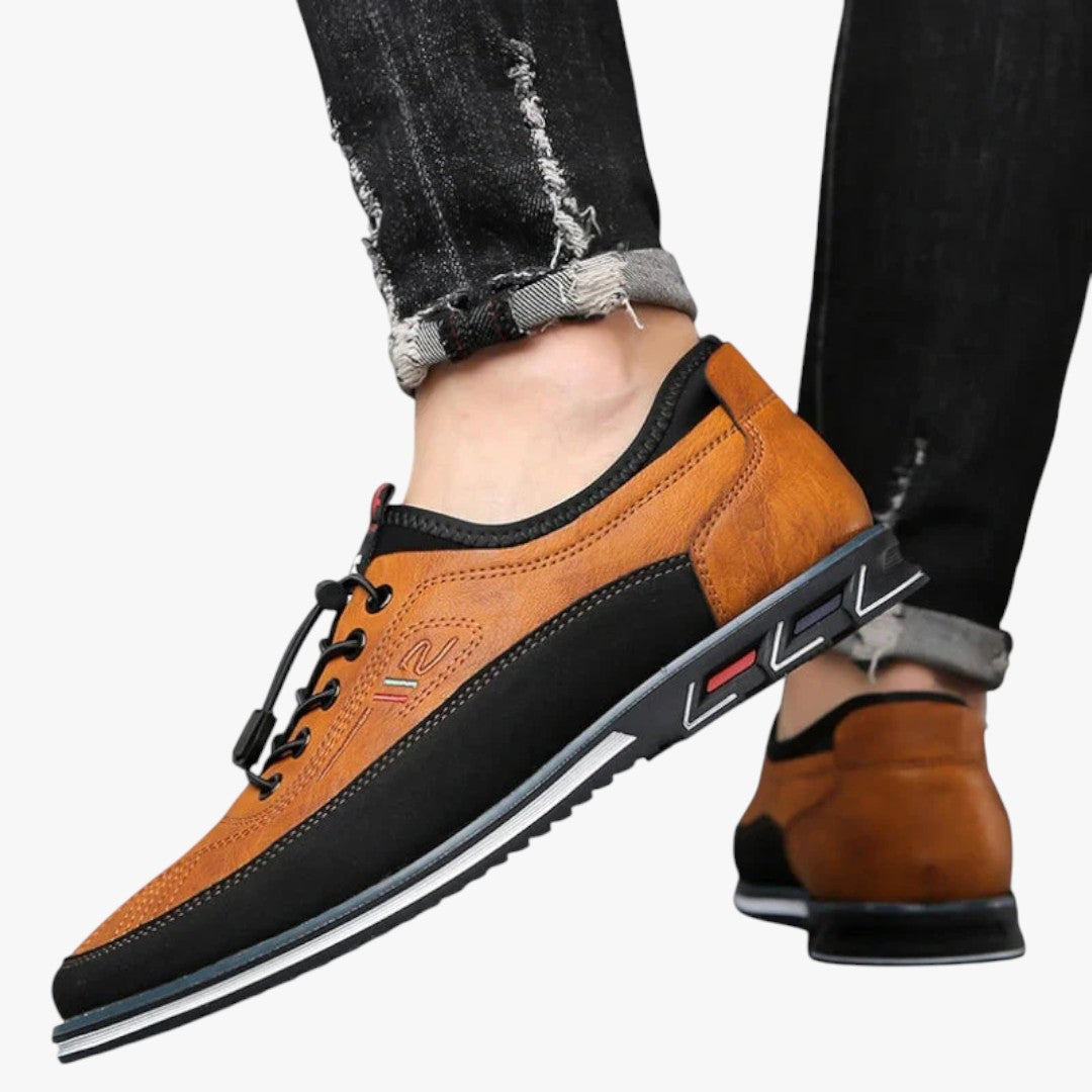 Herren Winterschuhe mit elastischen Schnürsenkeln