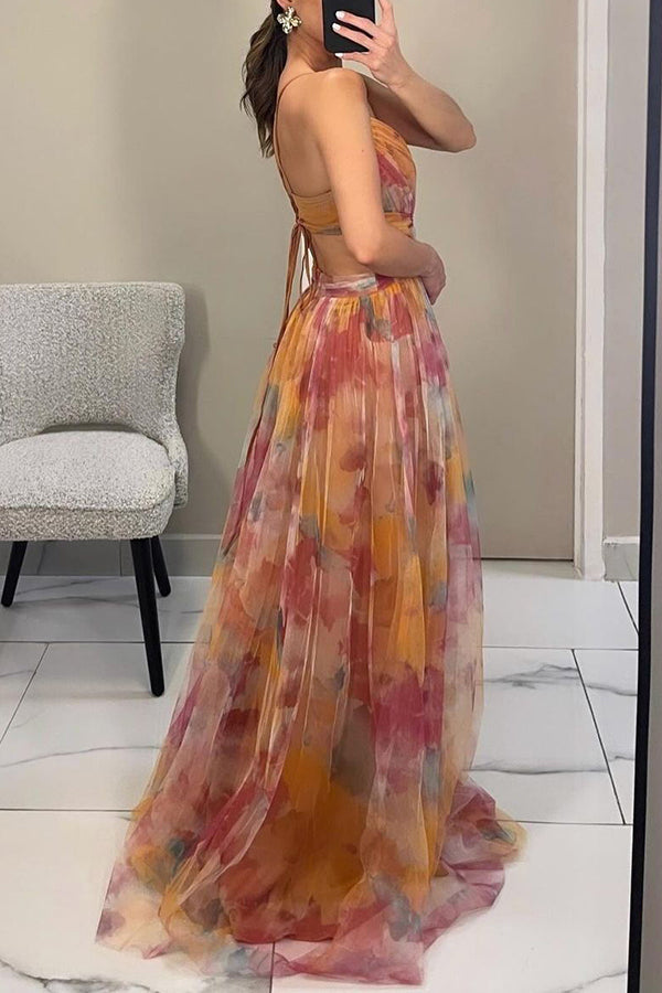 Atemberaubendes Damen Maxi Kleid für Hochzeitsgäste