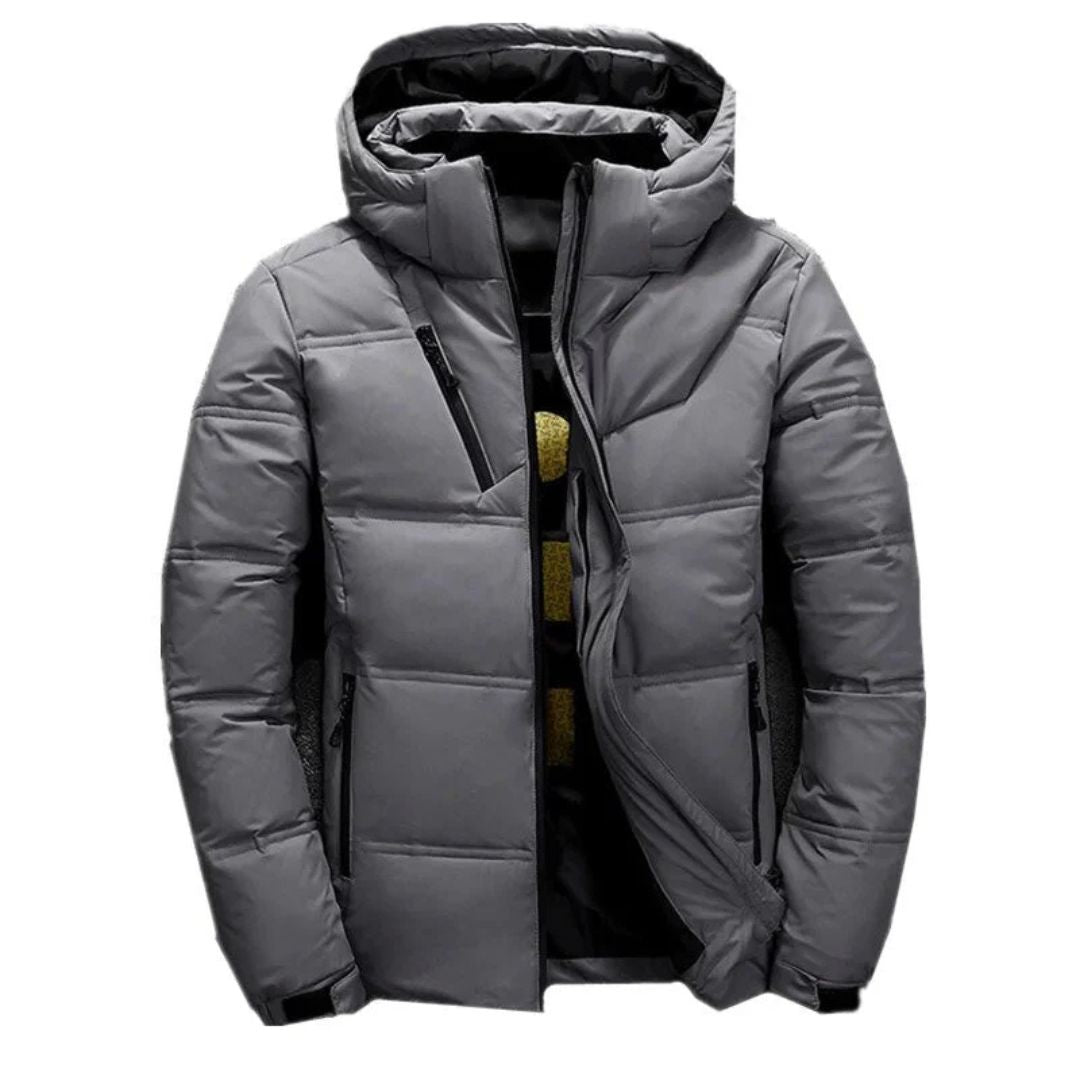 Herren Winter Skijacke mit Kapuze | Puffer