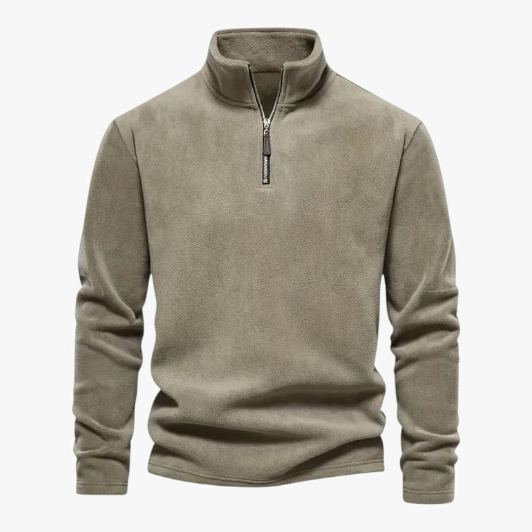 Herren Fleecepullover mit Reißverschluss
