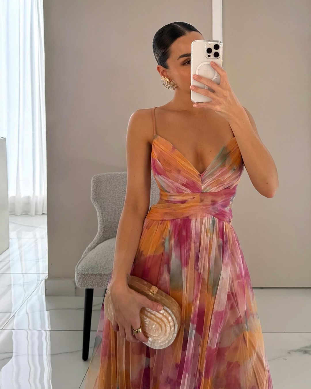 Atemberaubendes Damen Maxi Kleid für Hochzeitsgäste