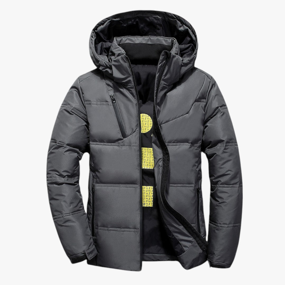 Herren Winter Skijacke mit Kapuze | Puffer