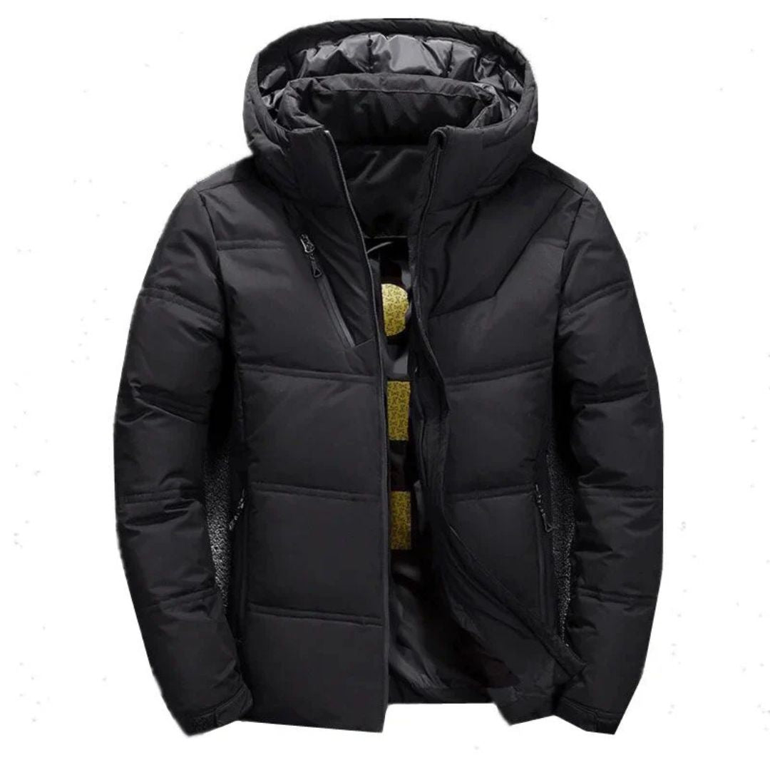 Herren Winter Skijacke mit Kapuze | Puffer