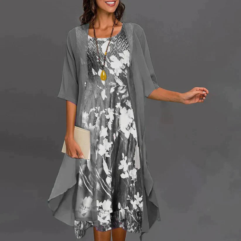 Elegantes Kleid - 2 Teilig für Hochzeitsgäste