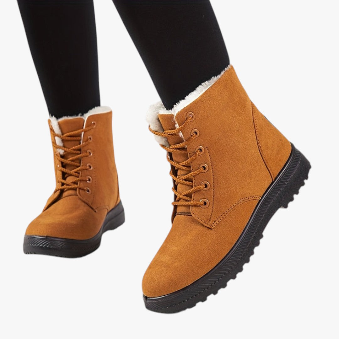 Damen Winterschuhe mit Futter und dicker Sohle