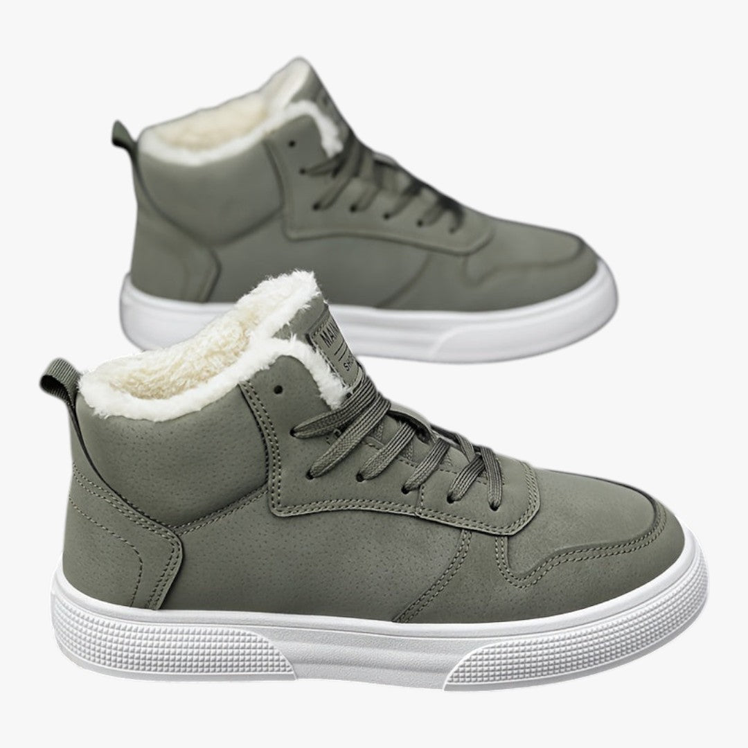 Hohe Herren Winterschuhe | mit Schnürung und Futter