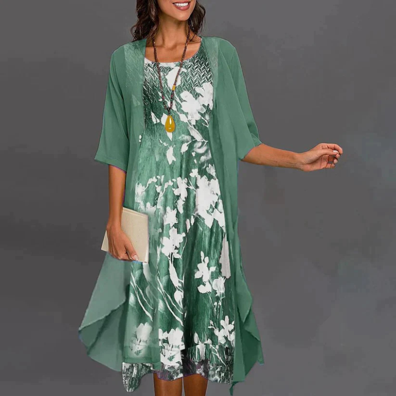 Elegantes Kleid - 2 Teilig für Hochzeitsgäste