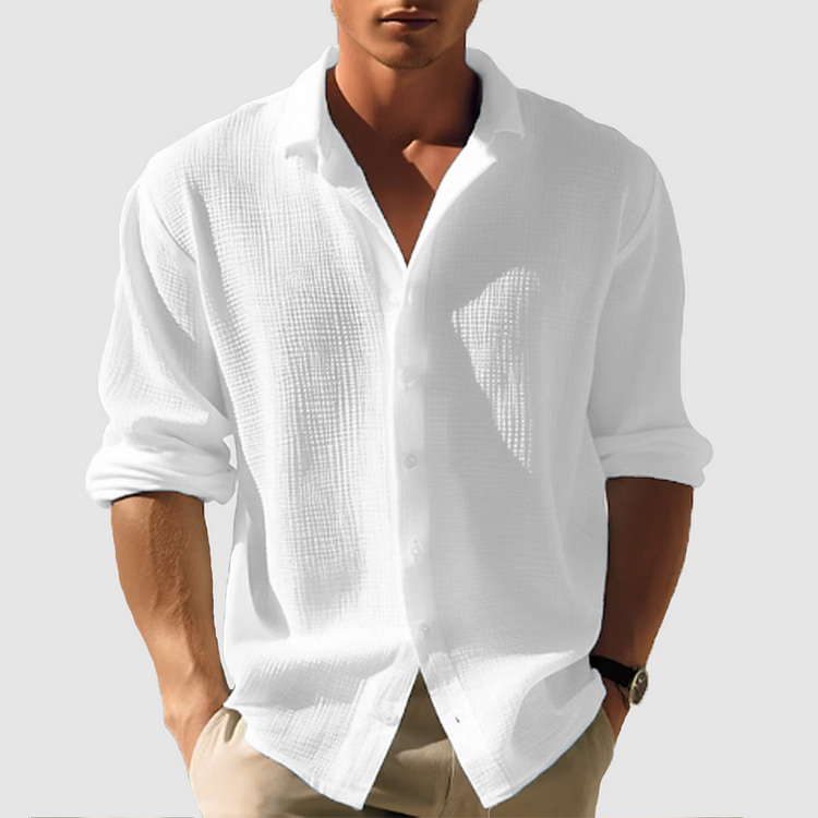 Lässiges Button Down Sommer Hemd für Herren
