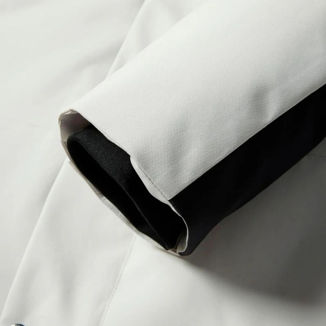 Unisex Skijacke mit Kapuze und Taschen | Reißverschluss