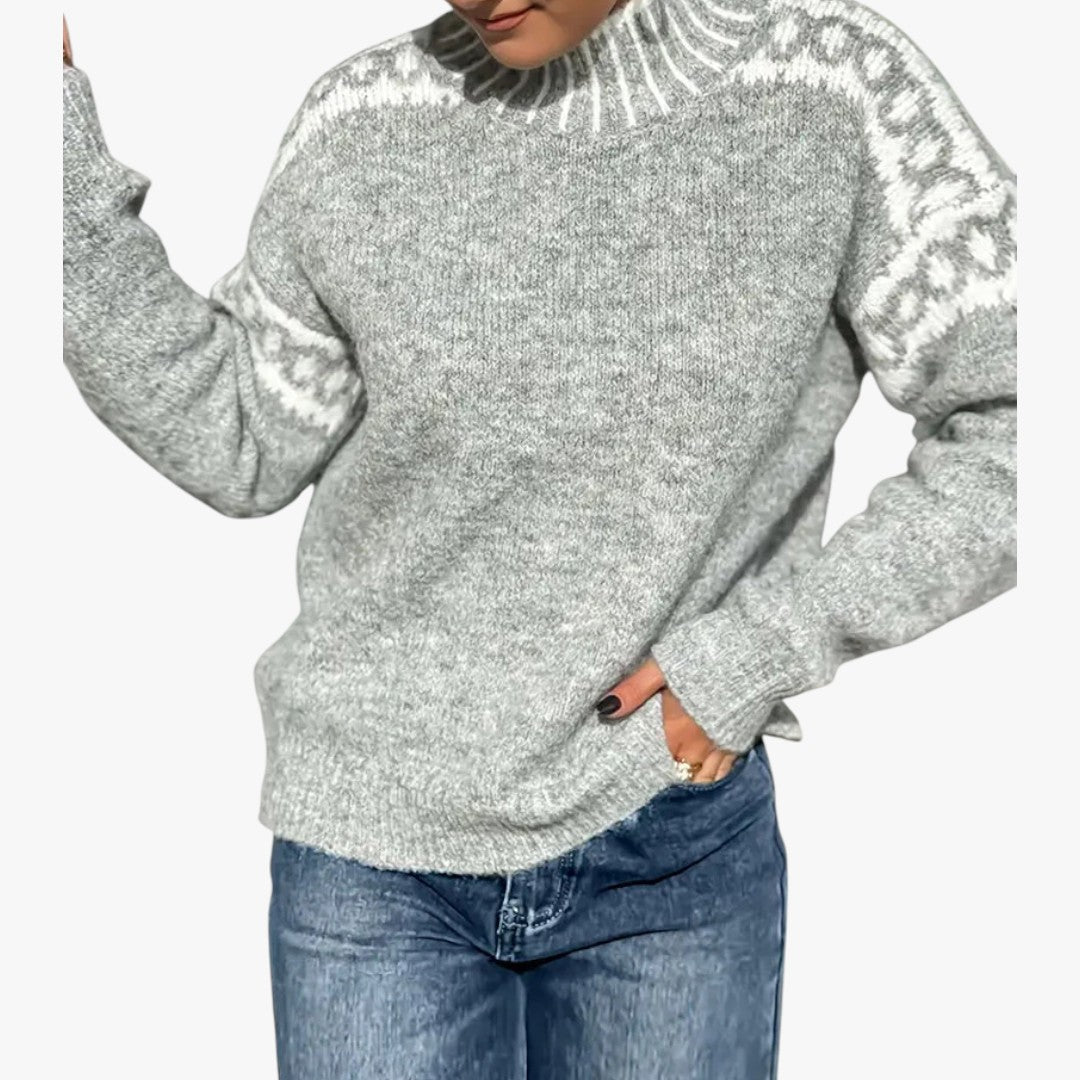 Damen Norweger Rollkragenpullover | Winter