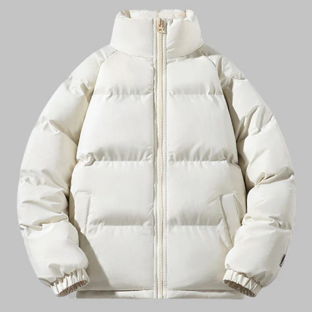 Gefütterte Winter Pufferjacke für Herren | Kurz