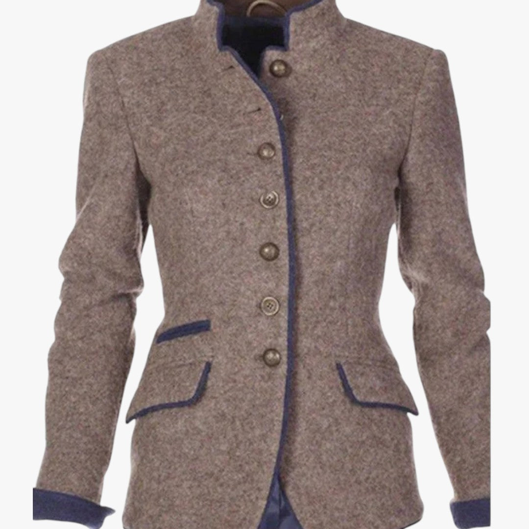 Damen Winterjacke mit Knopfverschluss