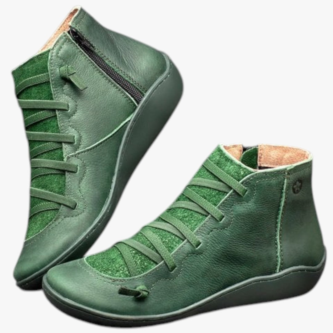 Damen Winterstiefel mit seitlichem Reißverschluss | Hohe Winterschuhe