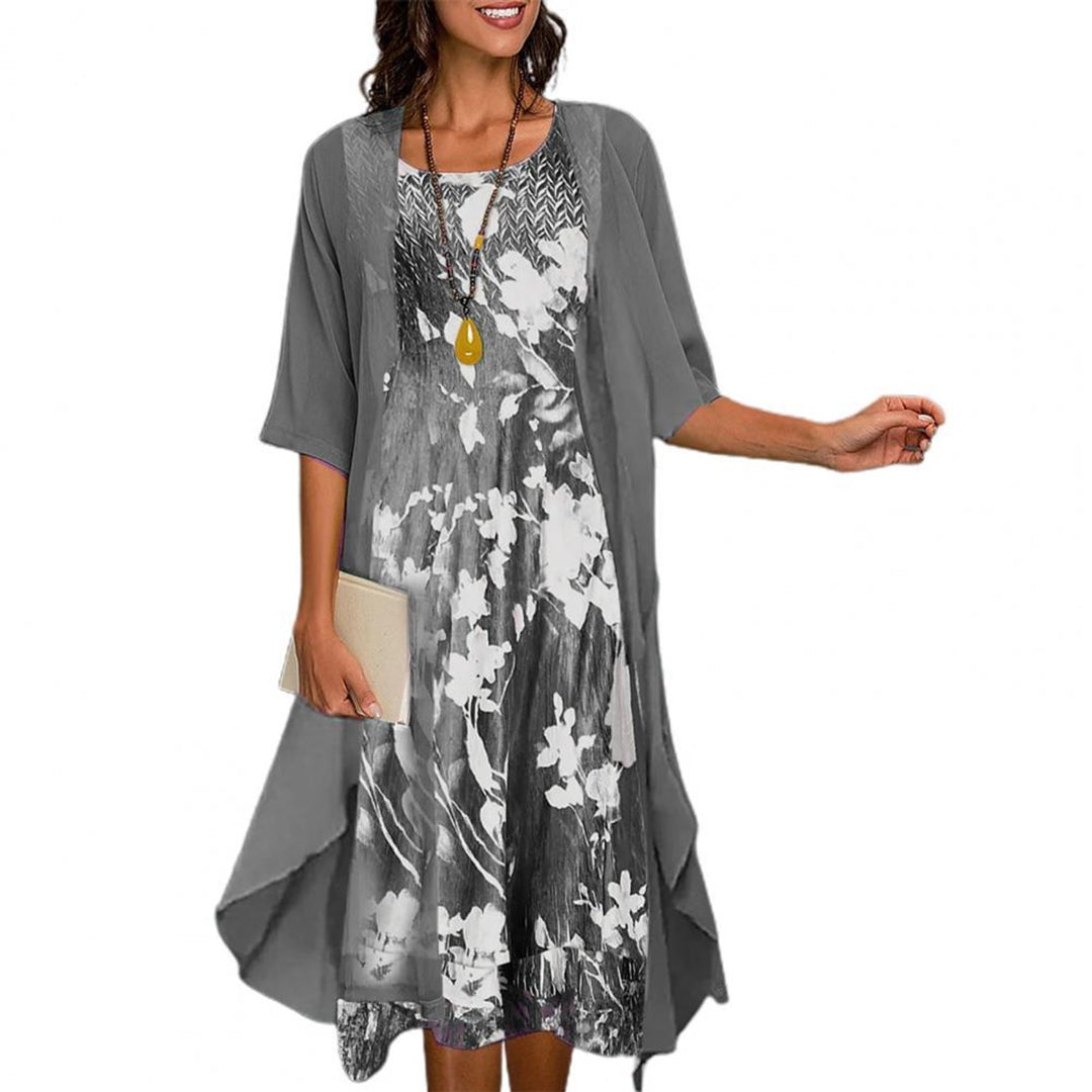 Damen Kleid Elastisch Blau – Sommerkleid für Frauen, Atmungsaktiv und Figurbetont 3