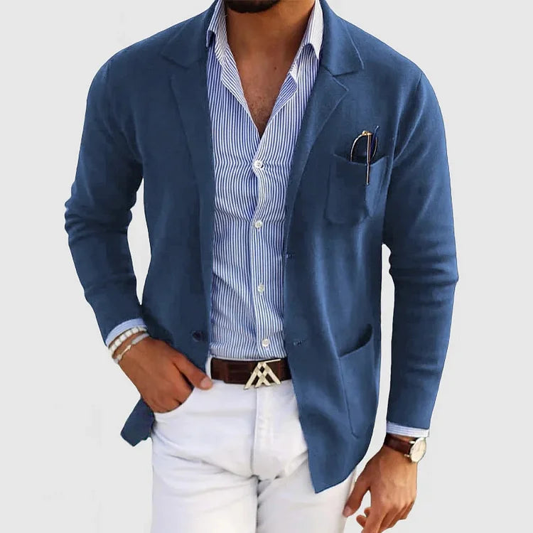 Herren Cardigan im Blazer Design | Stilvoll und vielseitig bei jedem Anlass