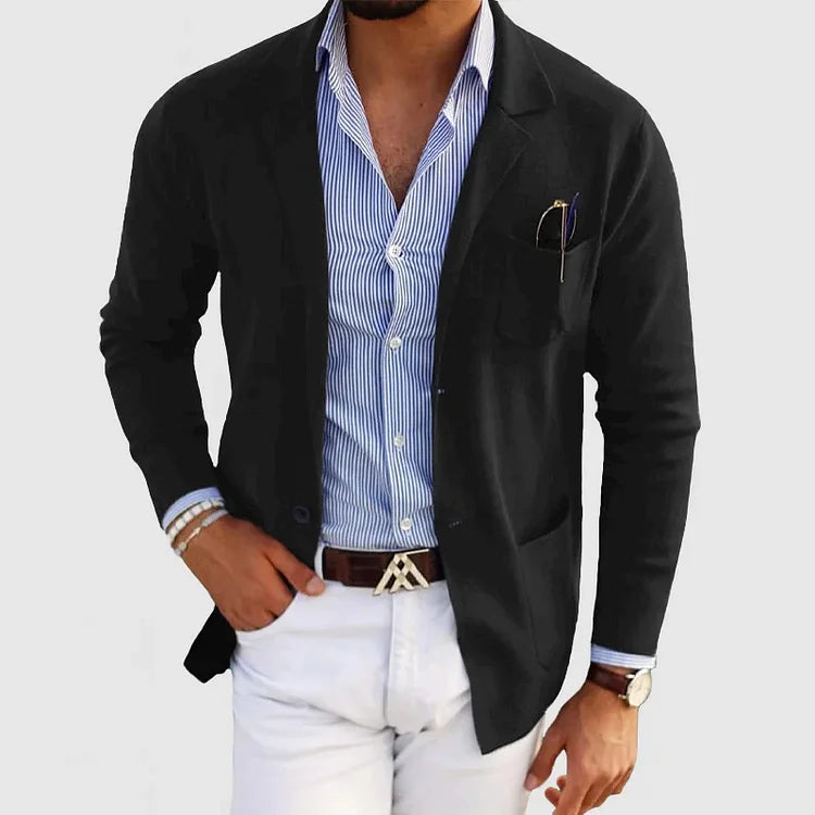 Herren Cardigan im Blazer Design | Stilvoll und vielseitig bei jedem Anlass