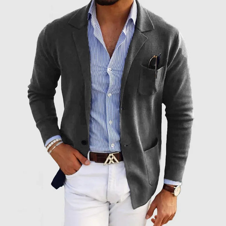 Herren Cardigan im Blazer Design | Stilvoll und vielseitig bei jedem Anlass