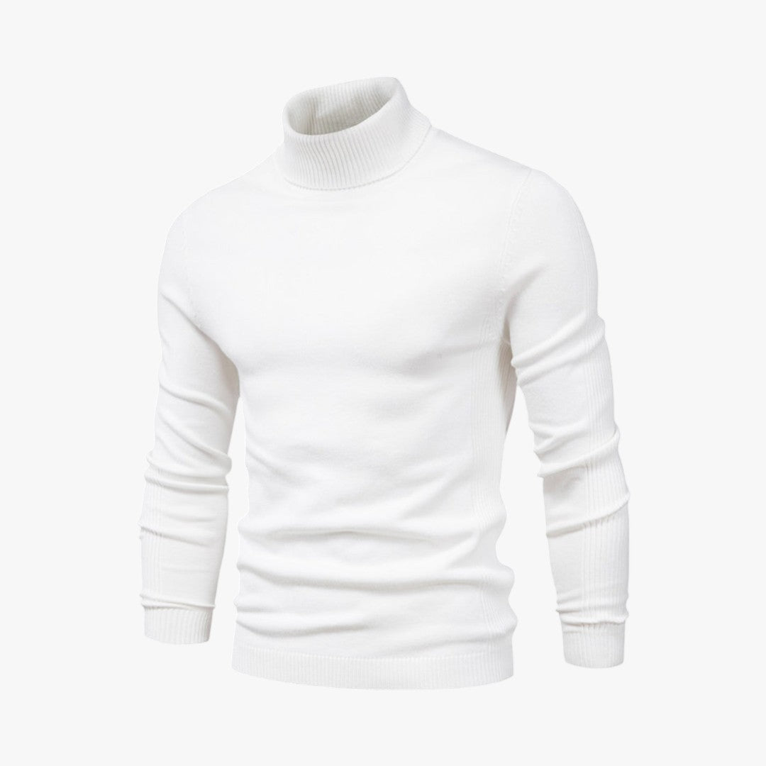 Herren Langarm Rollkragenpullover | Winter
