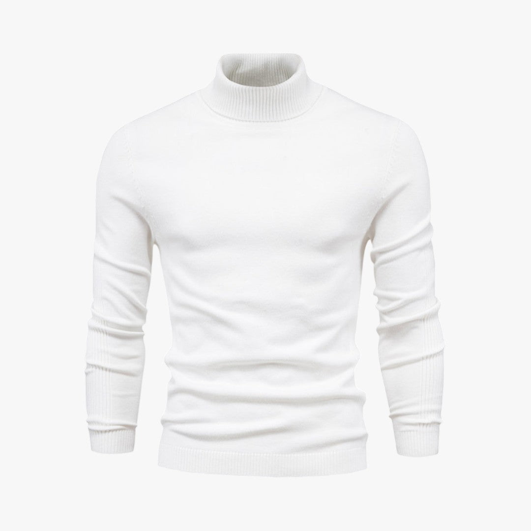Herren Langarm Rollkragenpullover | Winter