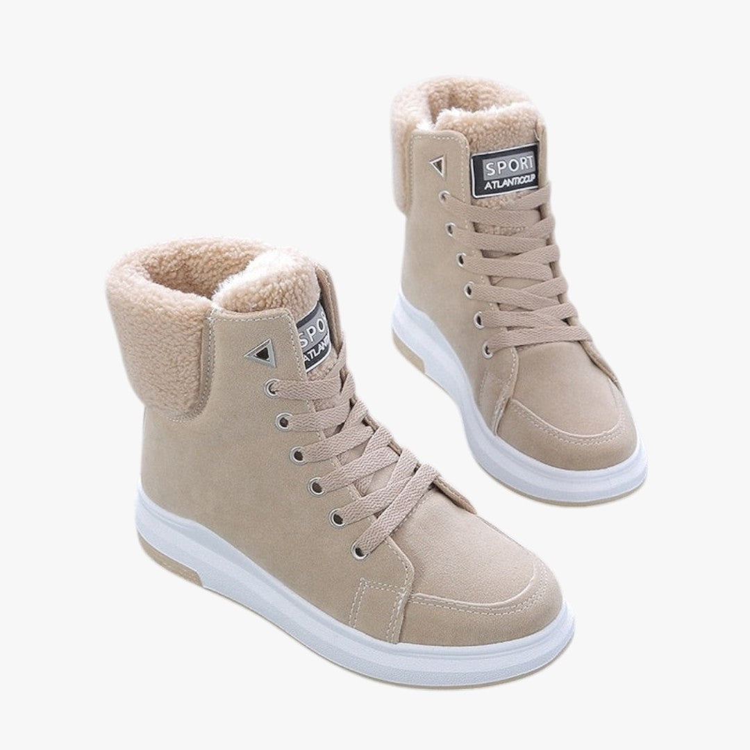 Gefütterte Damen Winterstiefel | Hohe Schuhe mit Futter