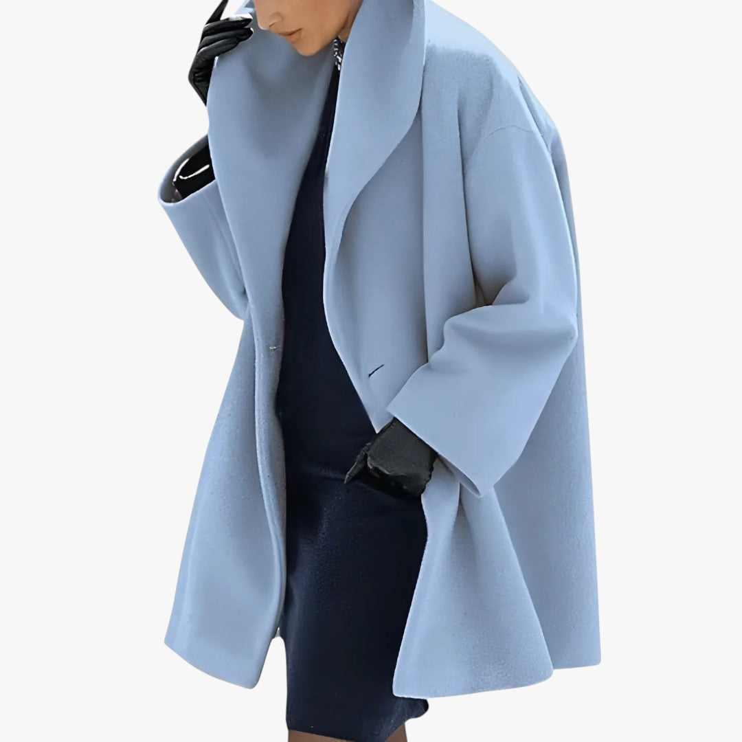 Damen Übergroße Trenchcoat Winterjacke | Lang