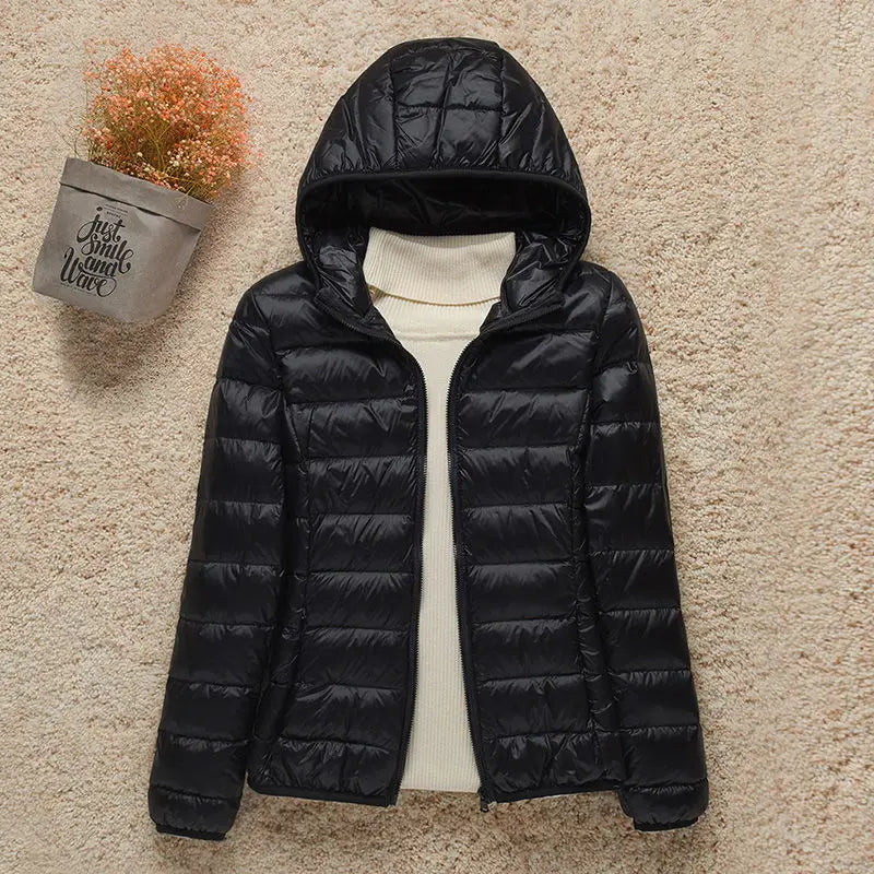 Damen leichte Übergangsjacke | Mit Kapuze
