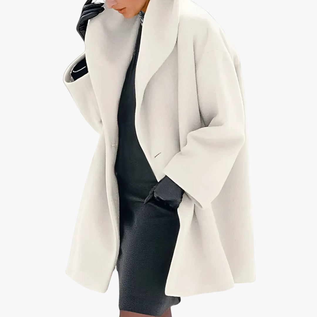 Damen Übergroße Trenchcoat Winterjacke | Lang