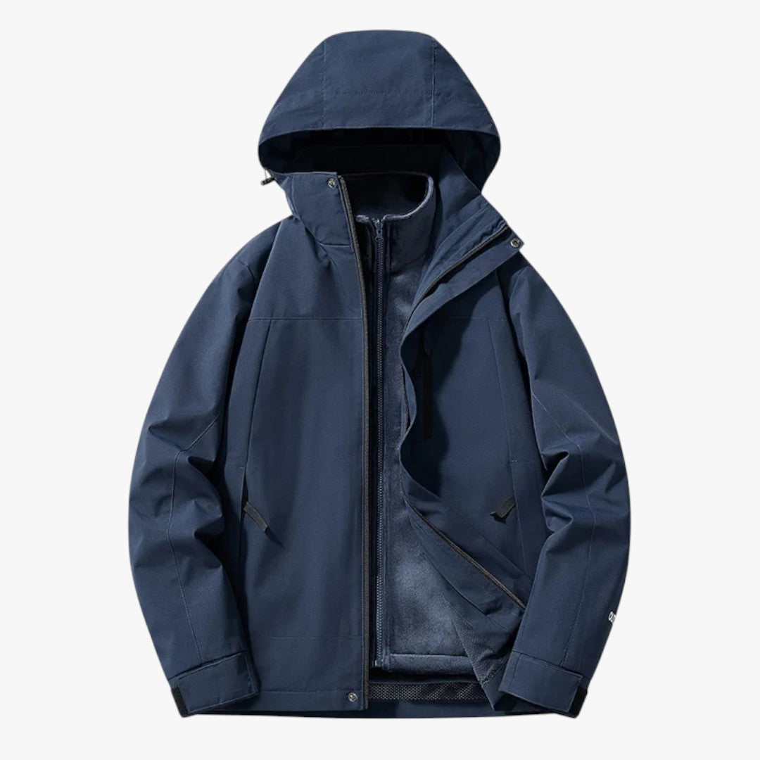 Winter Skijacke mit Kapuze und Reißverschluss | Unisex